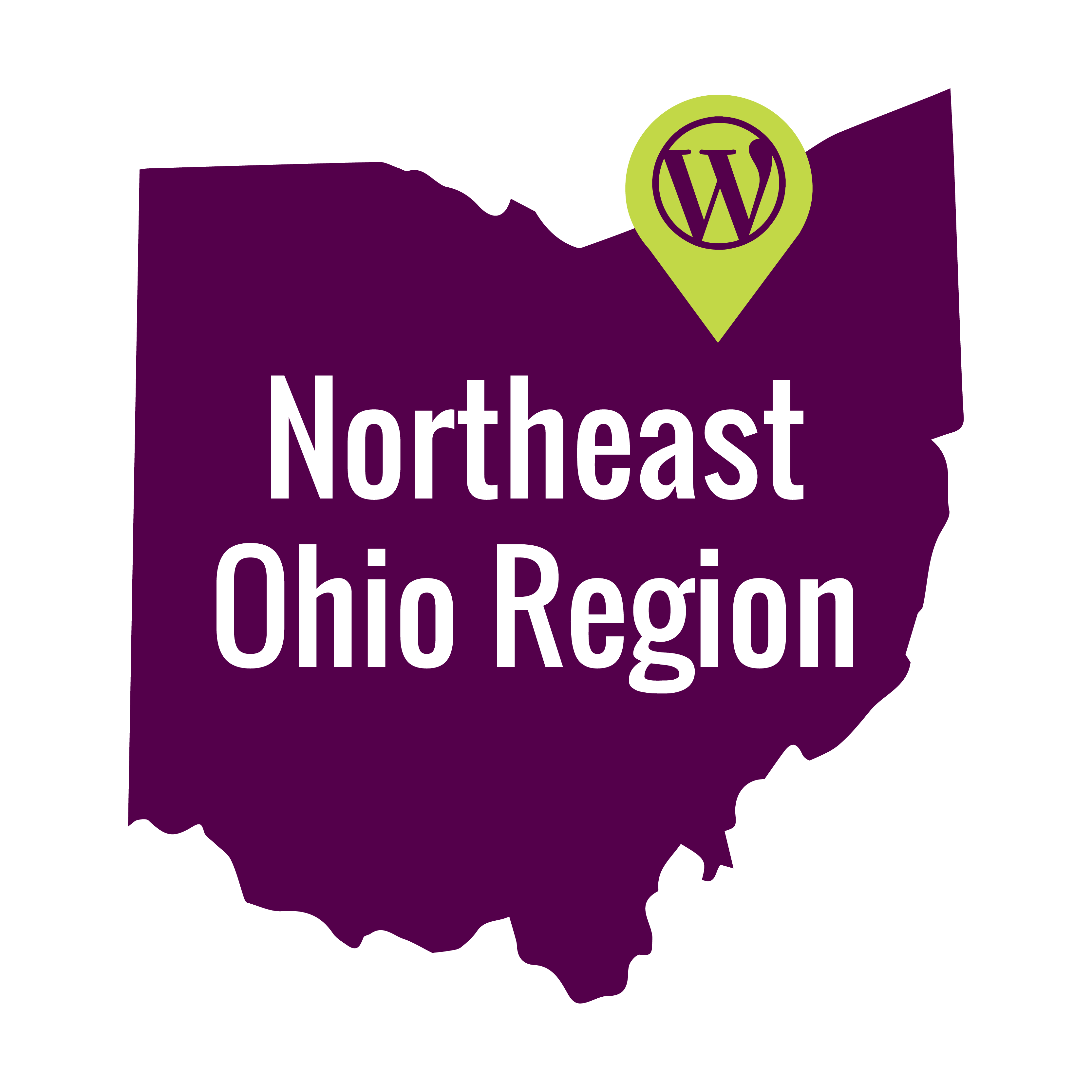 WordPress Northeast Ohio Region Logo